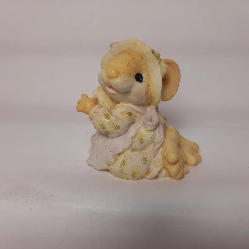 Little Cheesers JENNY BUTTERFIELD Miniature Mouse Figurine Ganz 1992 with Box